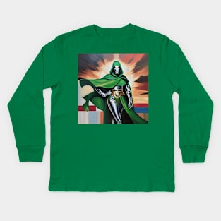 Drag Queen Doctor Doom Kids Long Sleeve T-Shirt